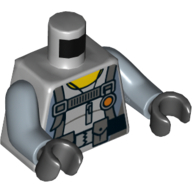 Lego tělo, světle modro šedá (6192798)